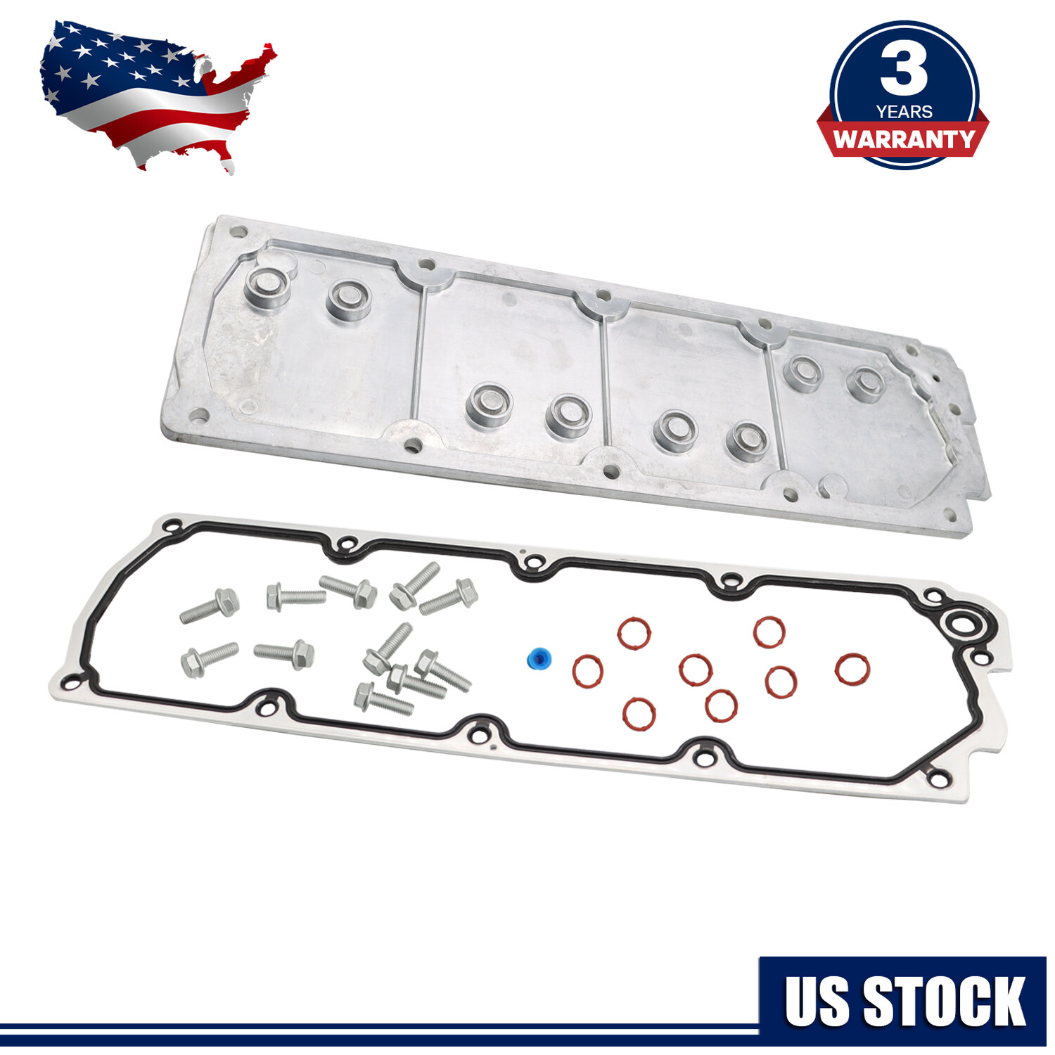 Gen IV LS NON-AFM DOD Valley Cover Block Off Plate for Chevy GM 5.3L 6.0L 6.2L