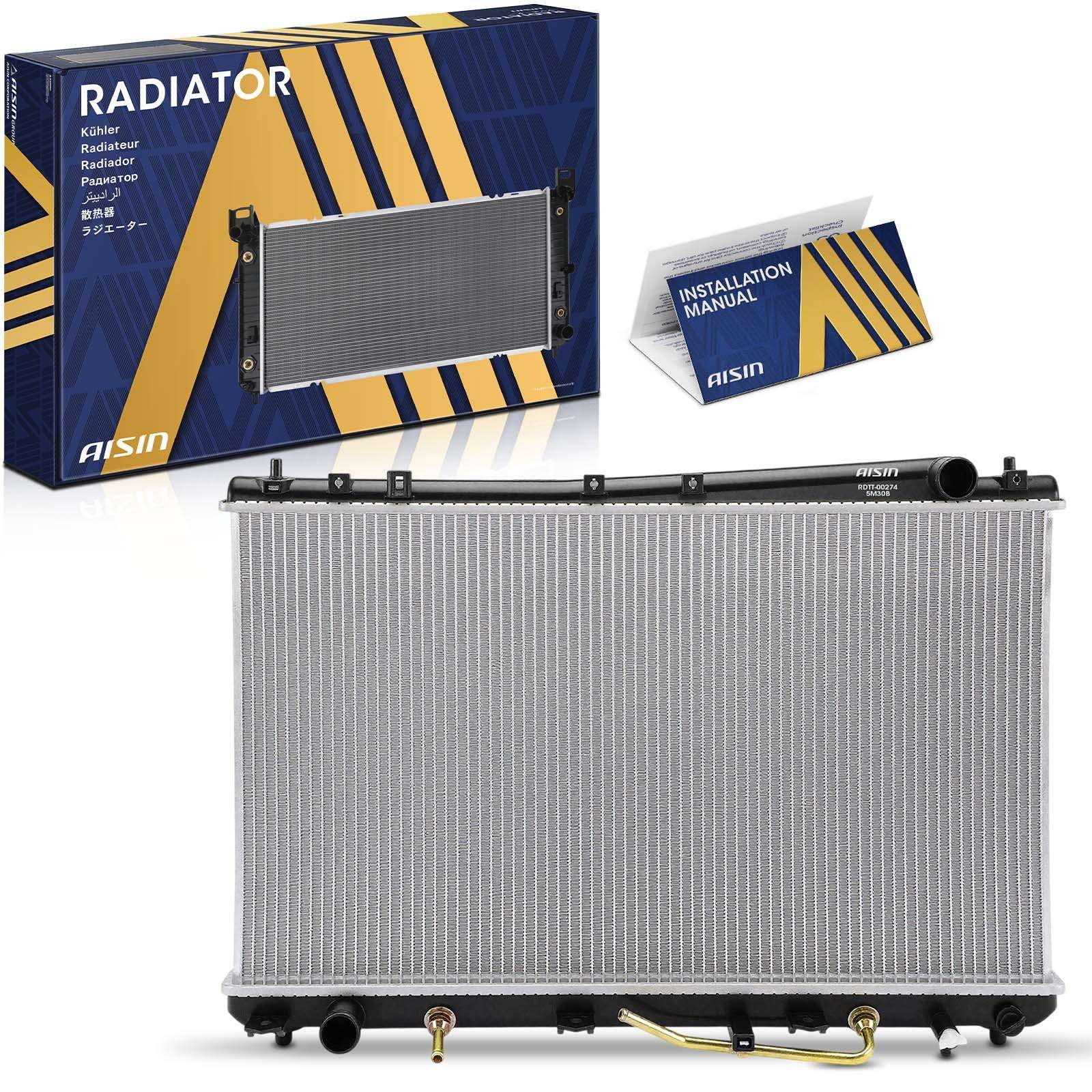 AISIN RDTT-00274 Radiator for Toyota Avalon 2000 2001 2002 2003 2004 V6 3.0L AISIN RDTT-00274 Radiator for Toyota Avalon 2000 2001 2002 2003 2004 V6 3.0L