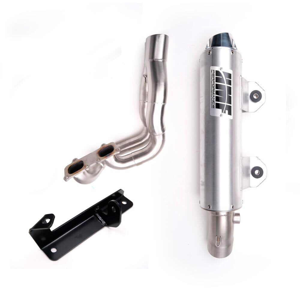 HMF Big Core Full Exhaust for Polaris RZR RS1 (18-22) Brushed w/Euro