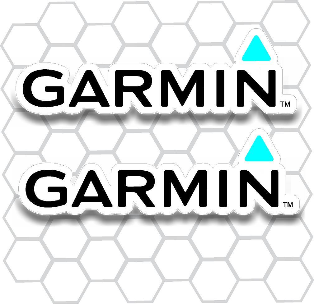 Garmin Black letters Graphics Marine Decals Professional Vinyl