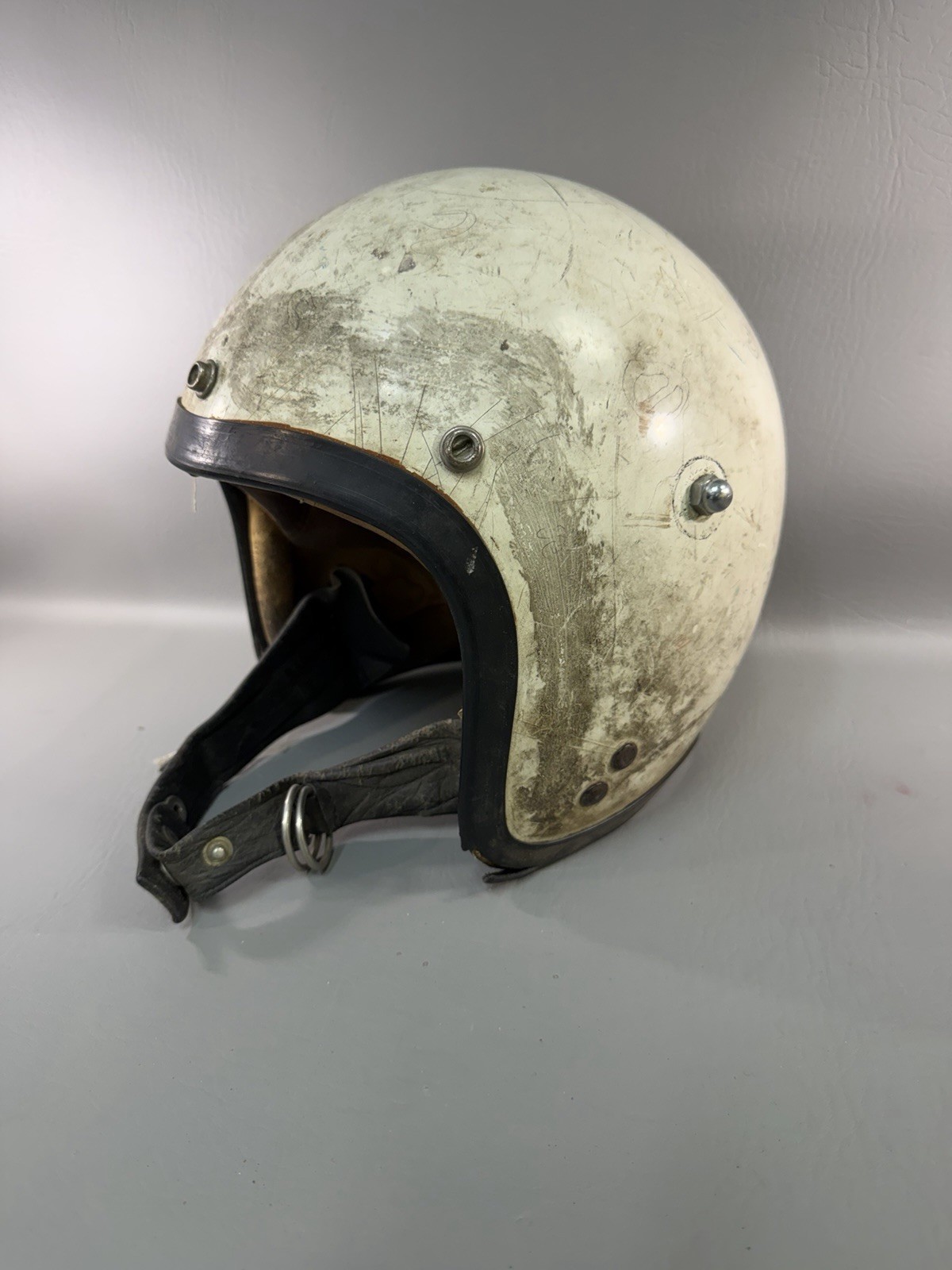 Vintage AGV Italian Motorcycle Helmet 