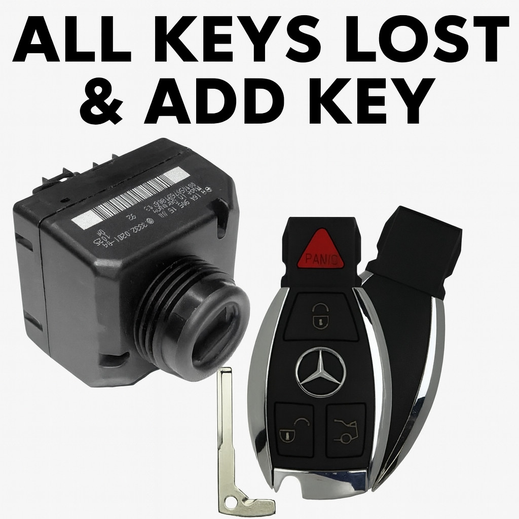 Mercedes Benz Cloning & Key Programming (Add Key or All Keys Lost).