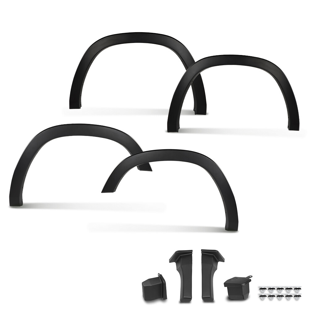 4PCS Fit For 2019-2024 Dodge Ram 1500 Factory Style Fender Flares Wheel Cover