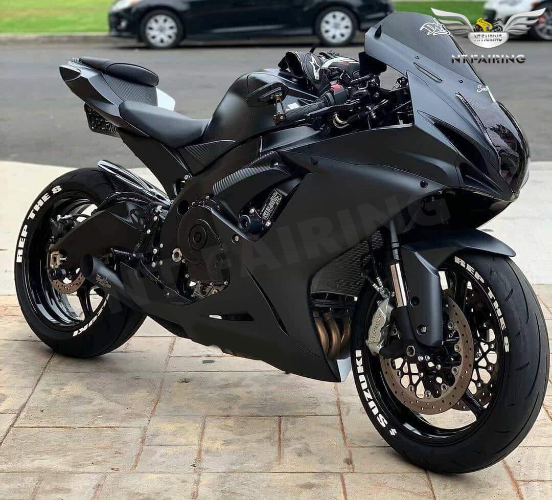 Matte Black Fairing Kit For Suzuki GSXR600/GSXR750 2011-2026 ABS Bodywork +Bolts