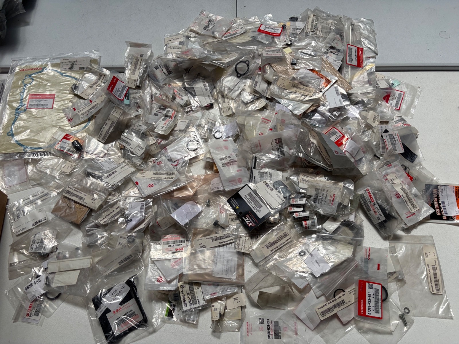 Huge Resale Lot of OEM Brand New Parts/Hardware Kawasaki Yamaha Suzuki Honda A3 Huge Resale Lot of OEM Brand New Parts/Hardware Kawasaki Yamaha Suzuki Honda A3