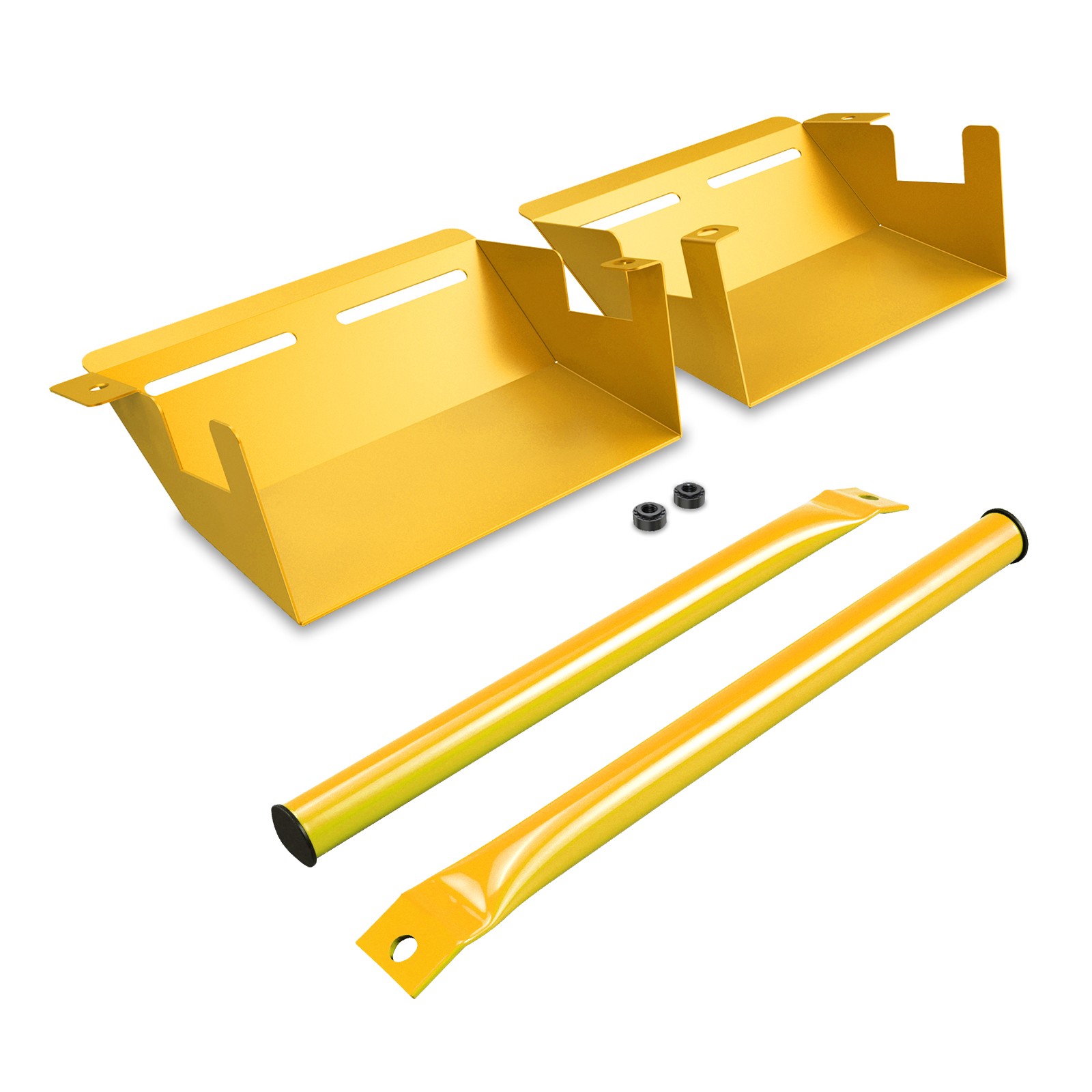 Air Intake Scoops Grille V Brace Set Yellow For BMW E9X 323i 325i 328i 330i 335i