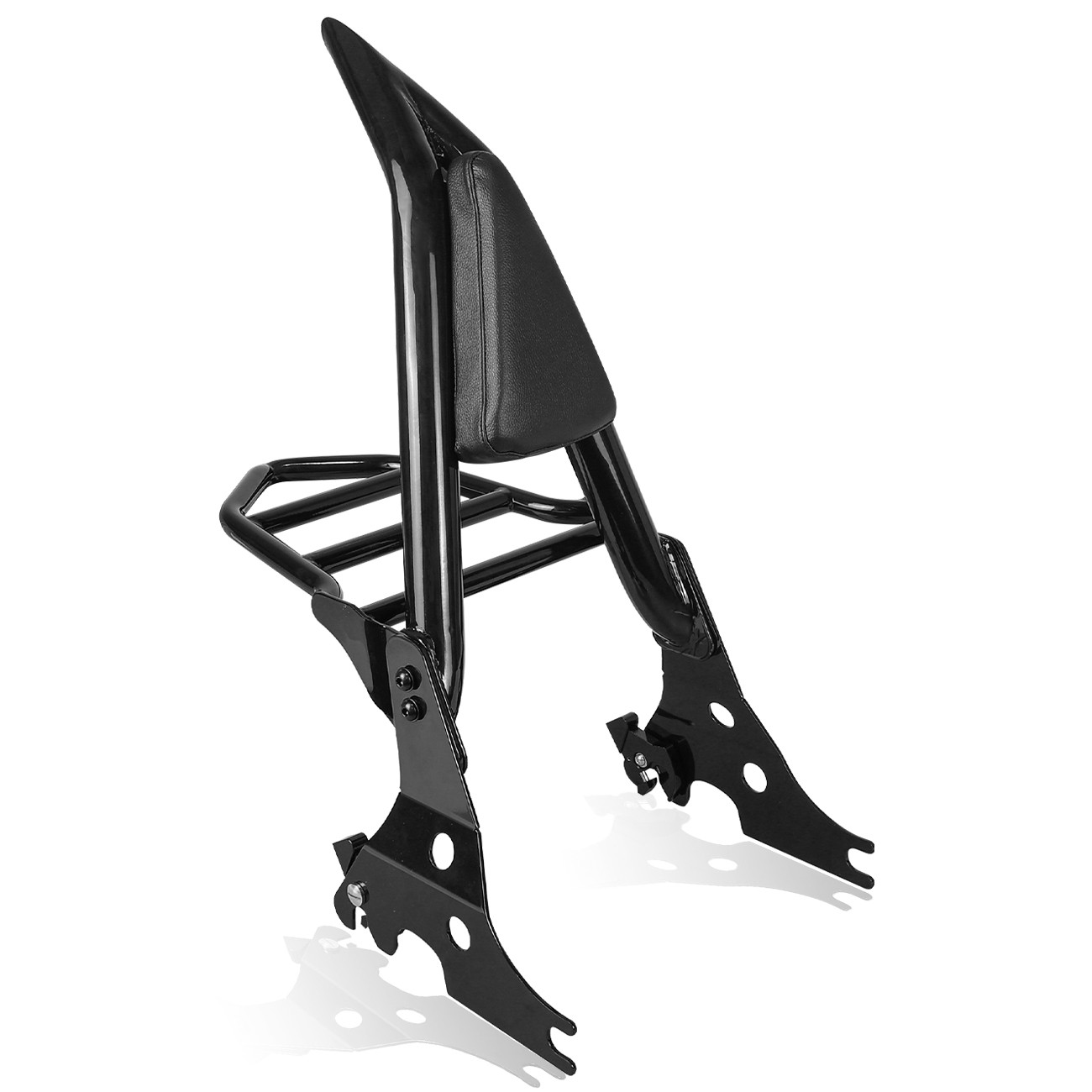 For 2004-2022 Harley Sportster 883 Detachable Sissy Bar Backrest Luggage Rack