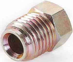 * 4 PIECES * 1/4 STEEL Inverted Double Flare Brake Fitting PLUG 7/16-24 thread