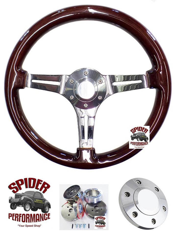 1961-1964 Ford pickup wood steering wheel 15