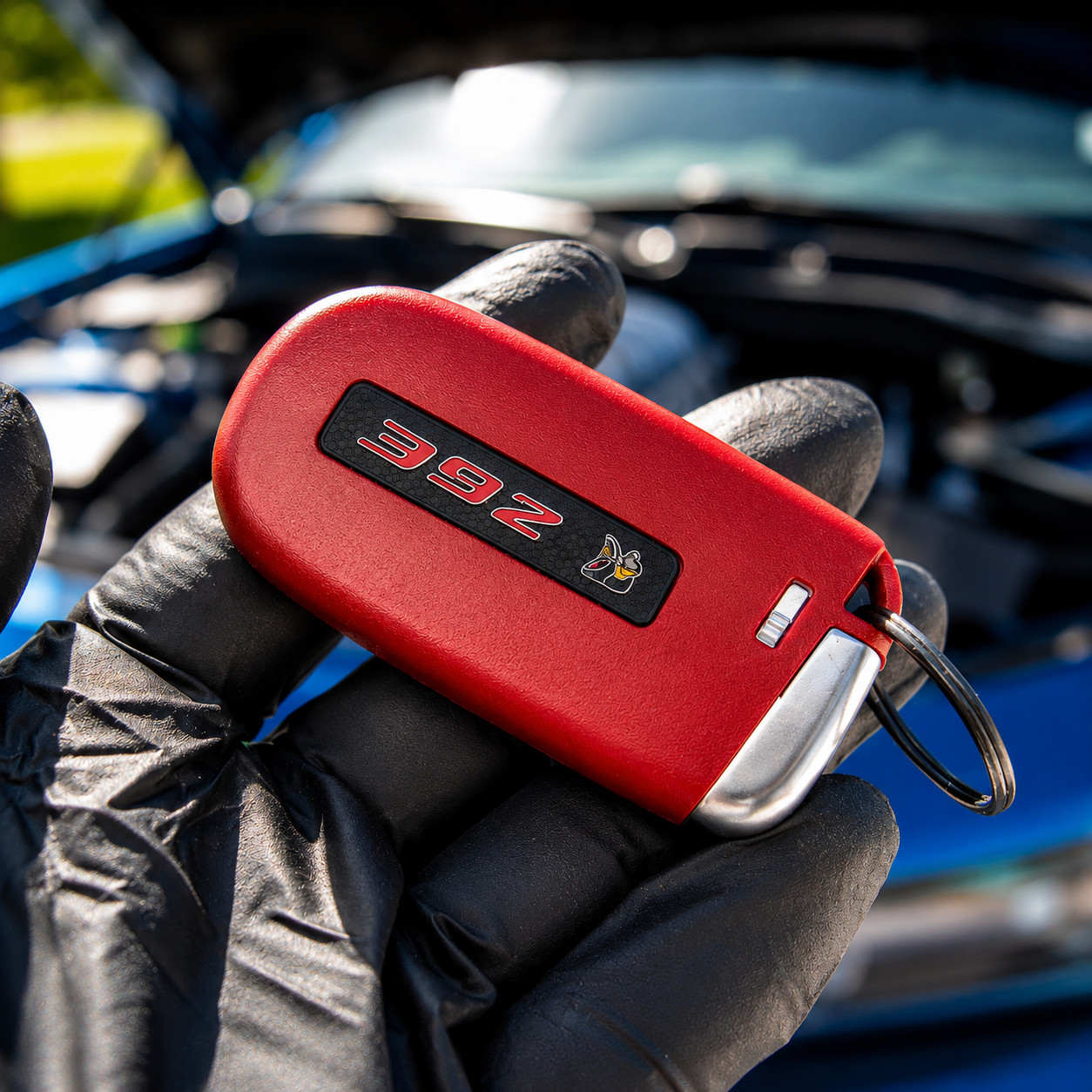 Red 392 Key Fob Shell for Dodge Charger Challenger Chrysler 300 Jeep 5 Button Red 392 Key Fob Shell for Dodge Charger Challenger Chrysler 300 Jeep 5 Button