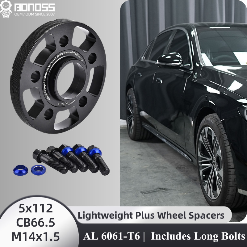 BONOSS 4X 12+15mm 5x112 66.5 Wheel Spacers for Mercedes E350 W211 W212 E200 E260