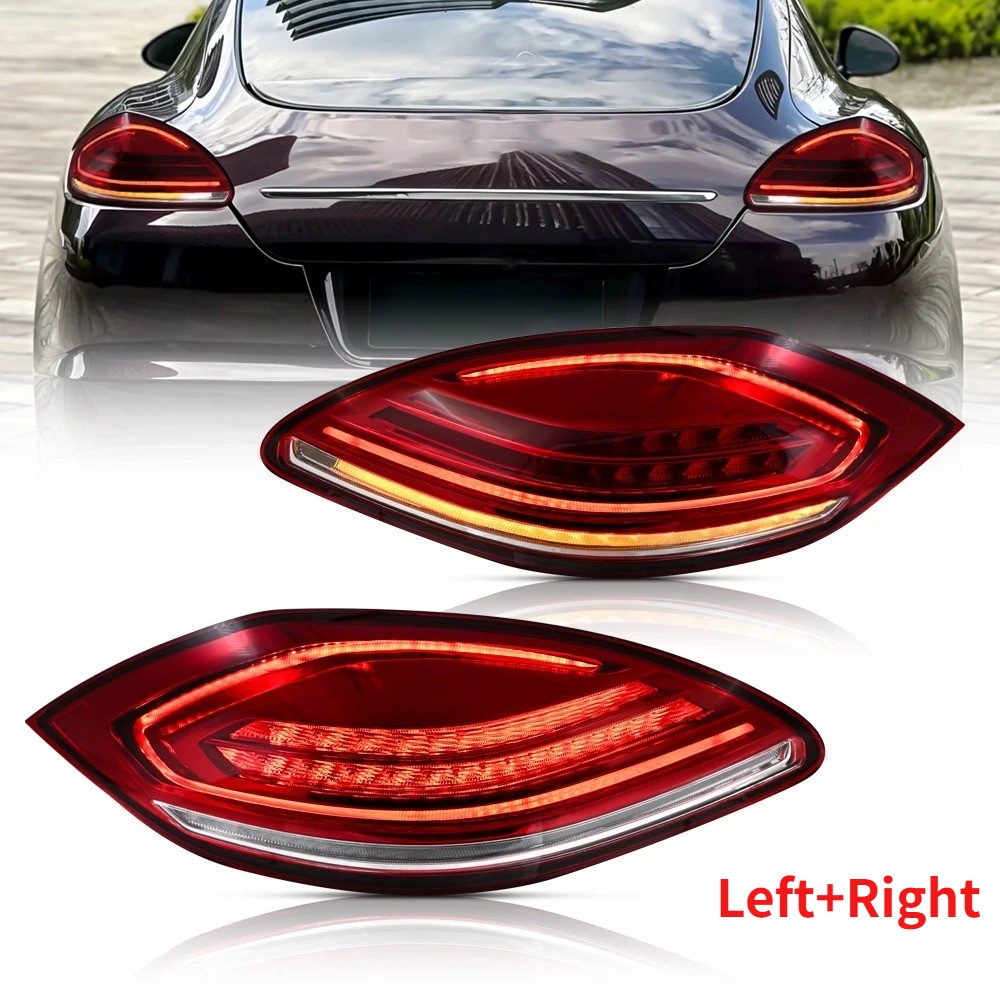 Fits 2010-2013 Porsche Panamera 970 Rear LED Tail Lights Upgrade Pair Set LH &RH