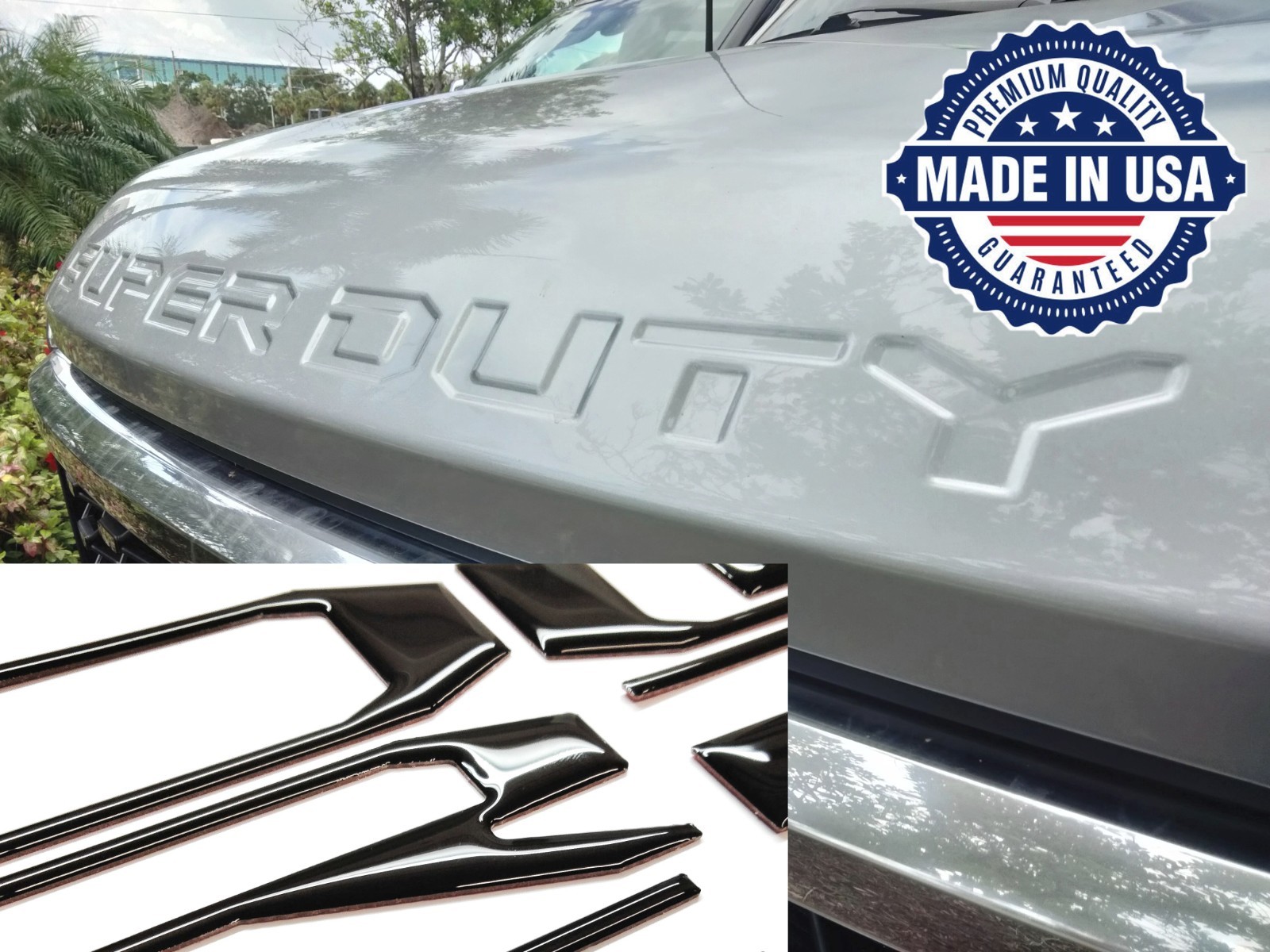 COMPATIBLE WITH 2023 24 25 26 3D BLACK DOMED RAISED FRONT GRILLE LETTERS DECALS COMPATIBLE WITH 2023 24 25 26 3D BLACK DOMED RAISED FRONT GRILLE LETTERS DECALS
