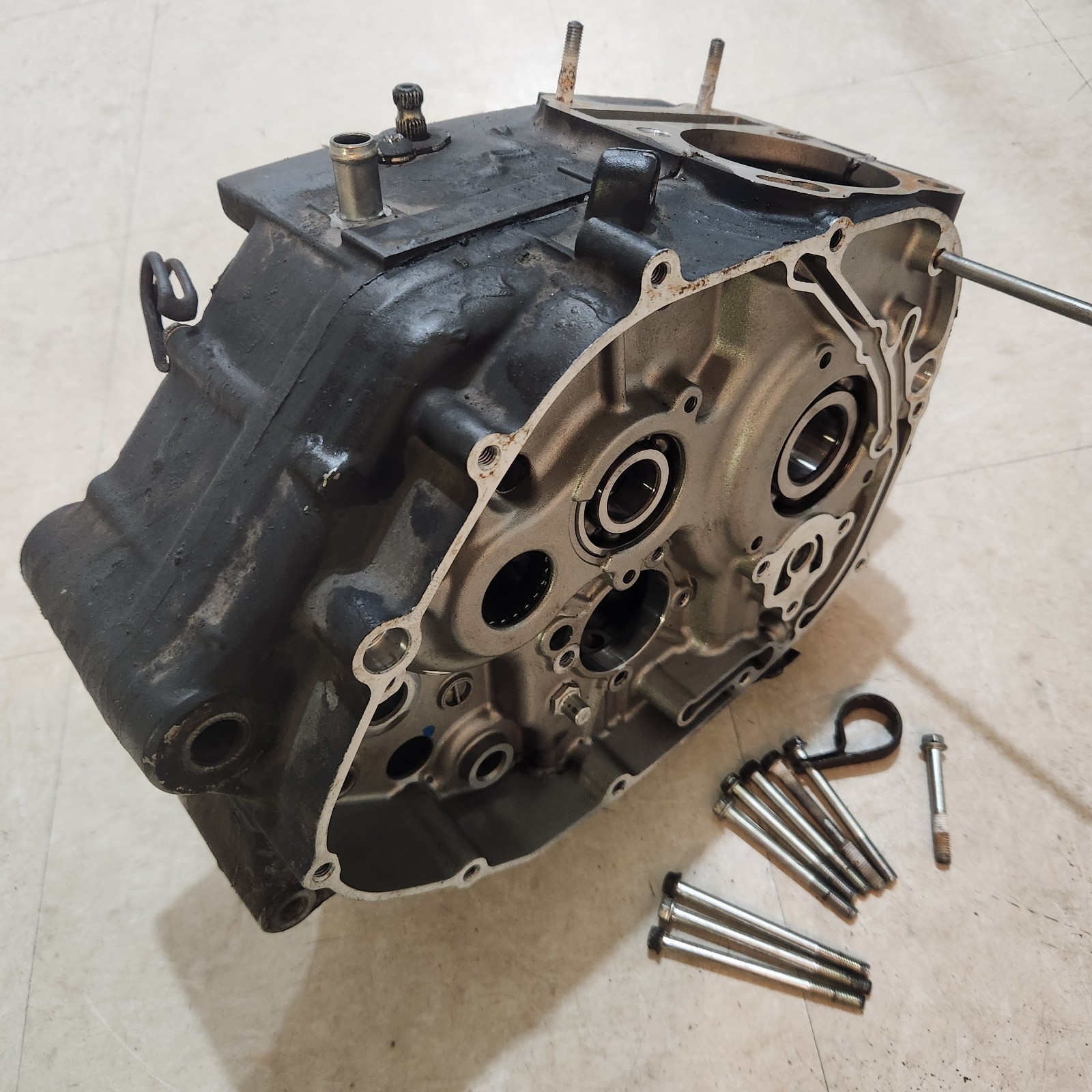 2003 - 2019 Suzuki DRZ125 DRZ125L CRANKCASE BOTTOM END & HARDWARE GENUINE OEM 