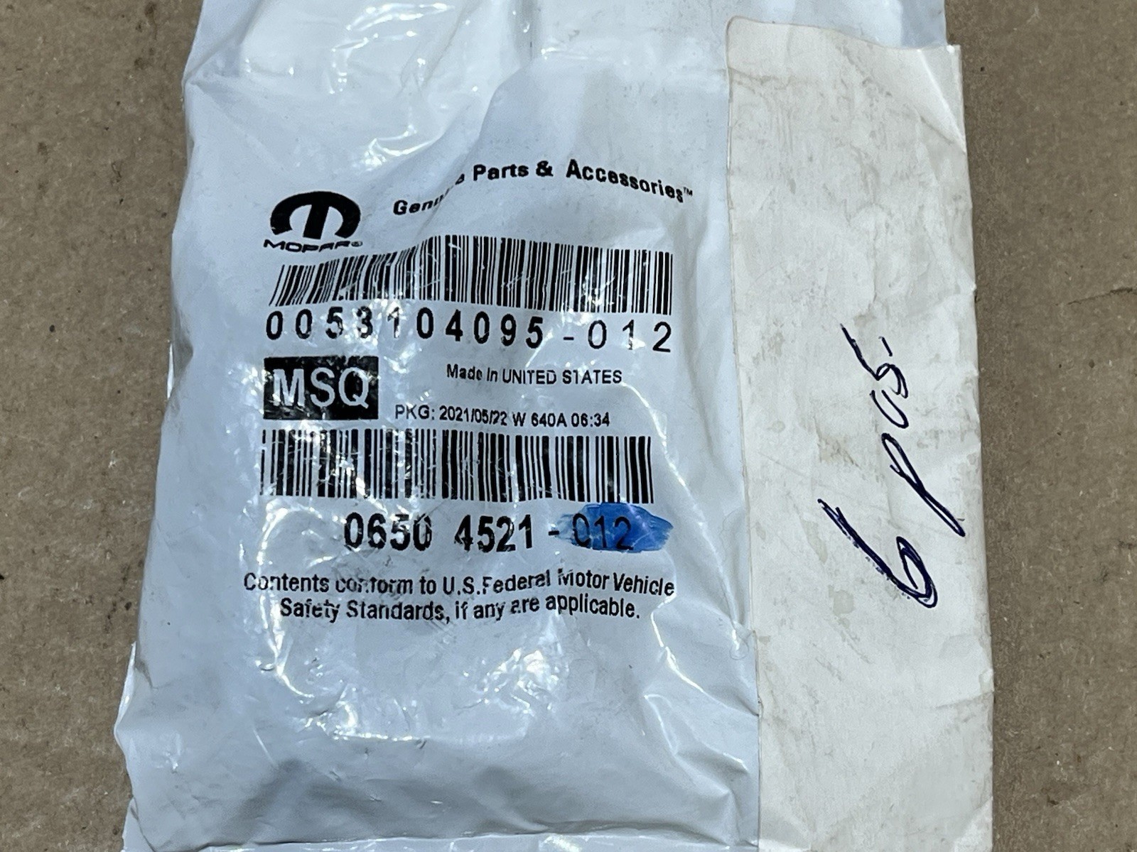6PCS  1998-2020 CHRYSLER DODGE JEEP Push Pin OEM# 6504521 (6)