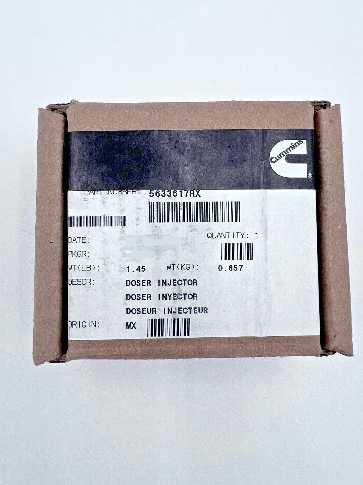 NEW SEALED OEM Cummins Doser Injector kit for ISX15 5633617RX