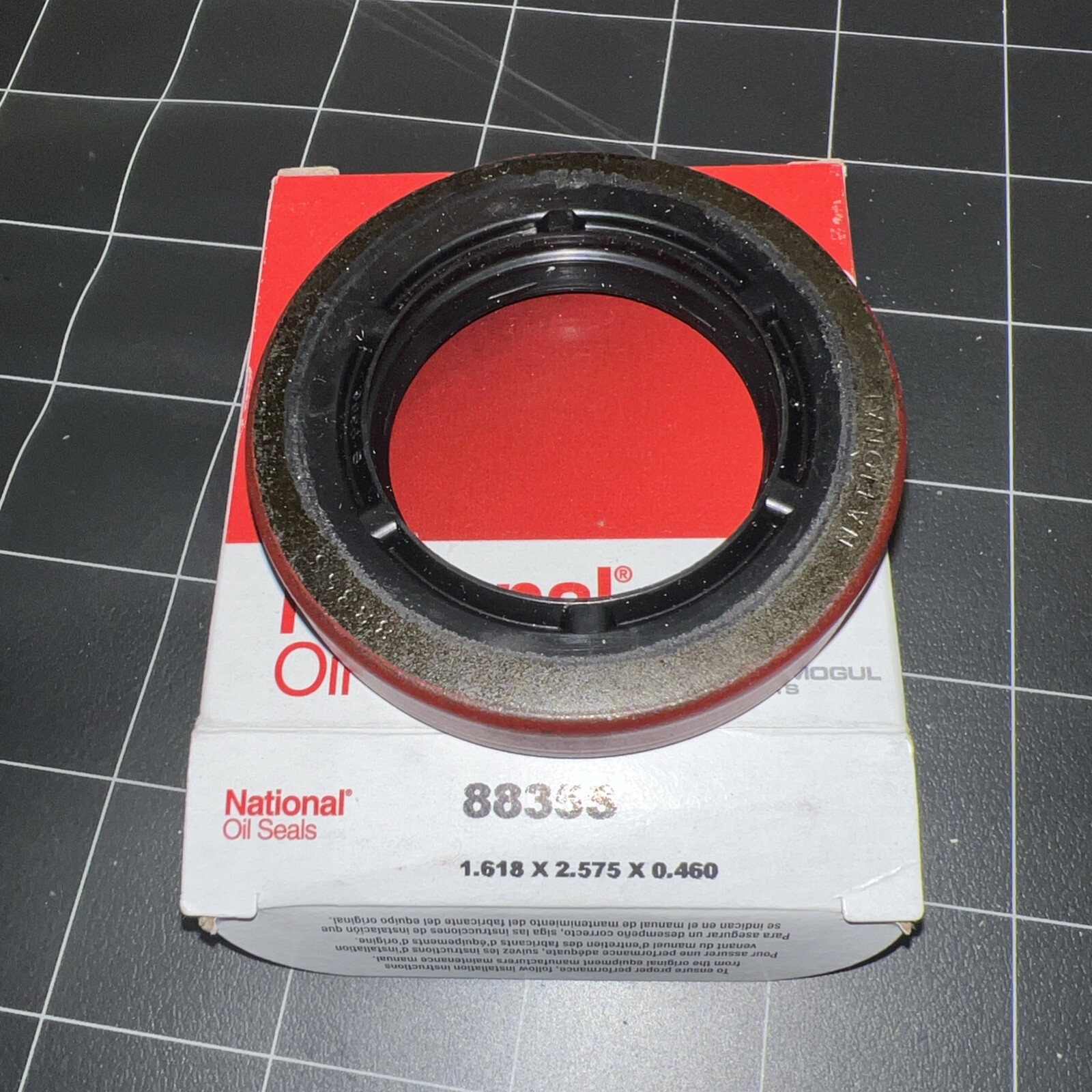 New NATIONAL 8835S WHEEL SEAL REAR  For Many Vehicles Tap Bellow