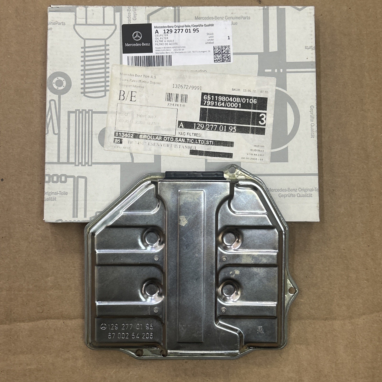 A1292770195 MERCEDES BENZ R129 722.3 722.5 TRANSMISSION FILTER GENUINE NEW