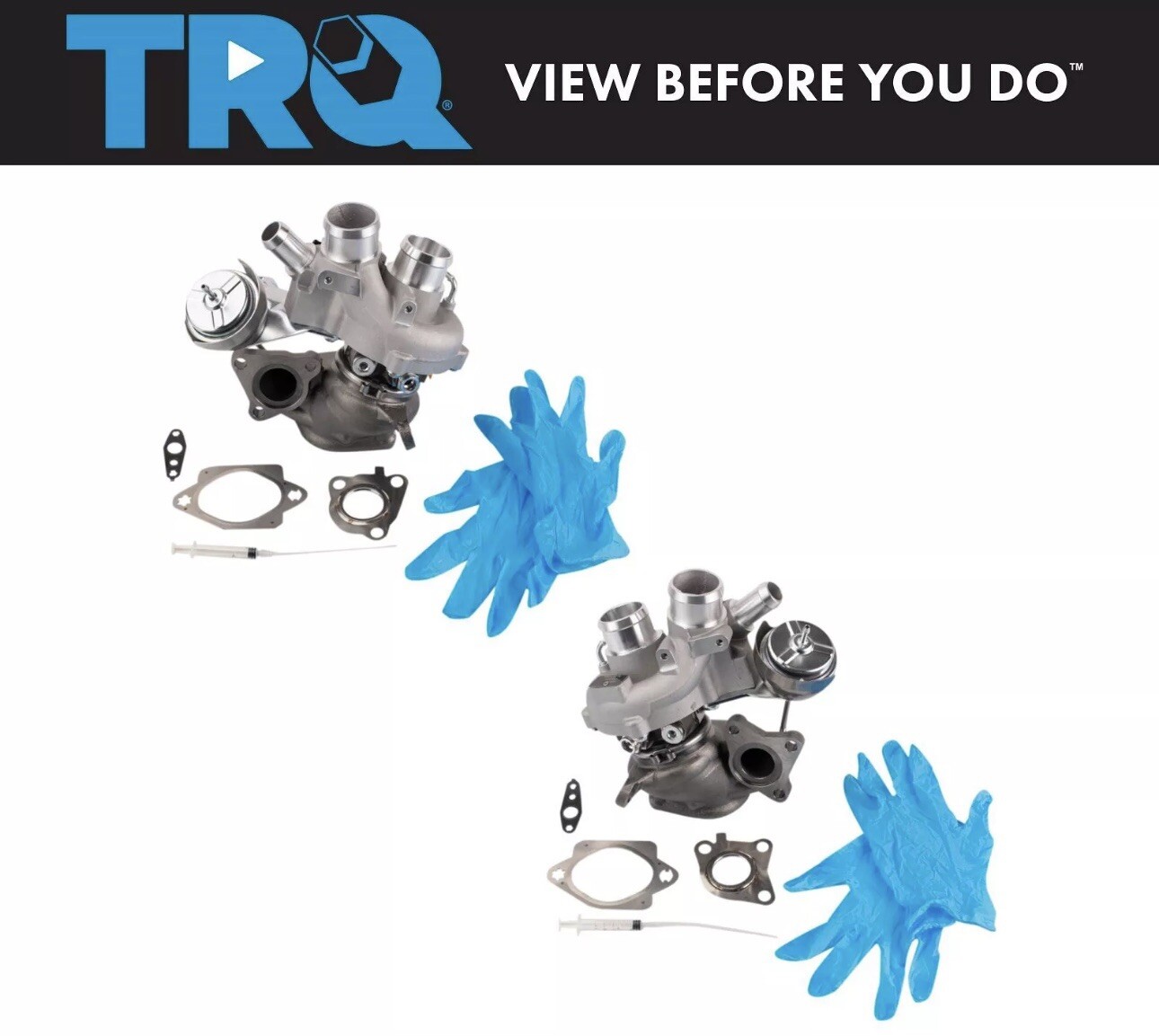 TRQ 2 Piece Turbocharger Kit Fits 2011-2012 Ford