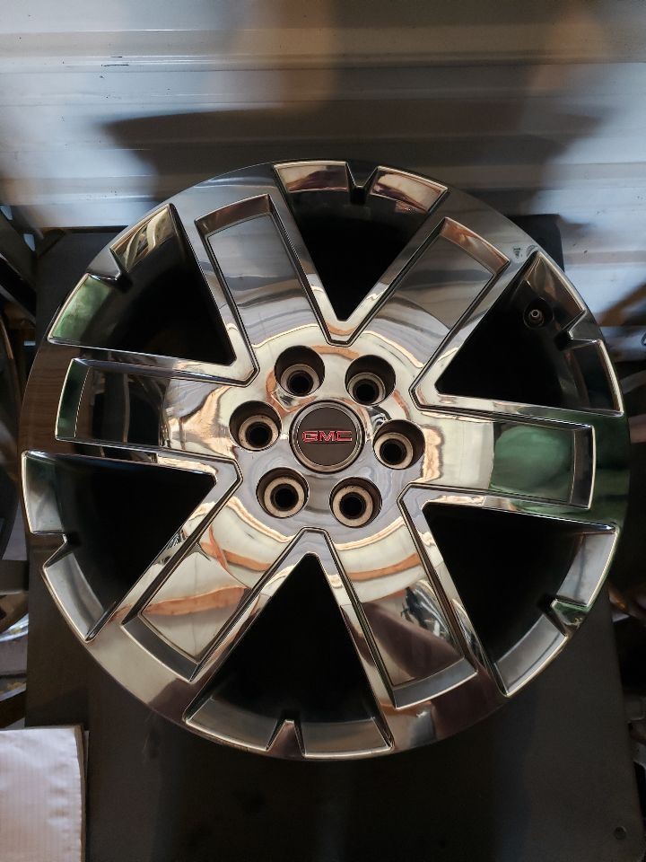 Wheel 20x7-1/2 Aluminum 6 Spoke Chrome Denali Fits 12-17 ACADIA 236475