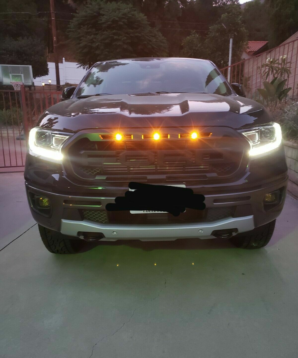 2019-2023  Grille Light-Fits 2019-2023 Ford Ranger