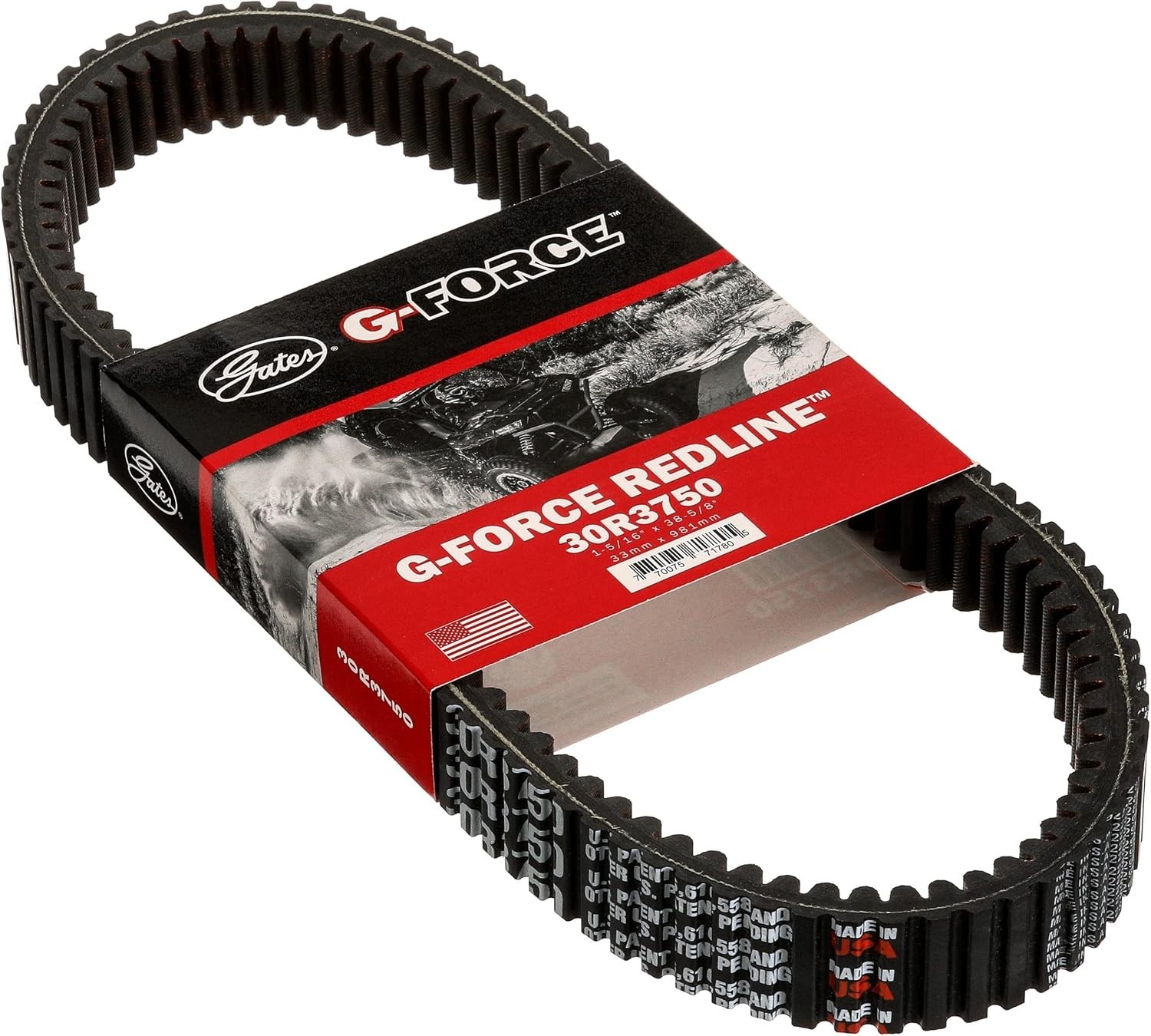 Gates G-Force Redline CVT Drive Belt 30R3750 ATV UTV Performance