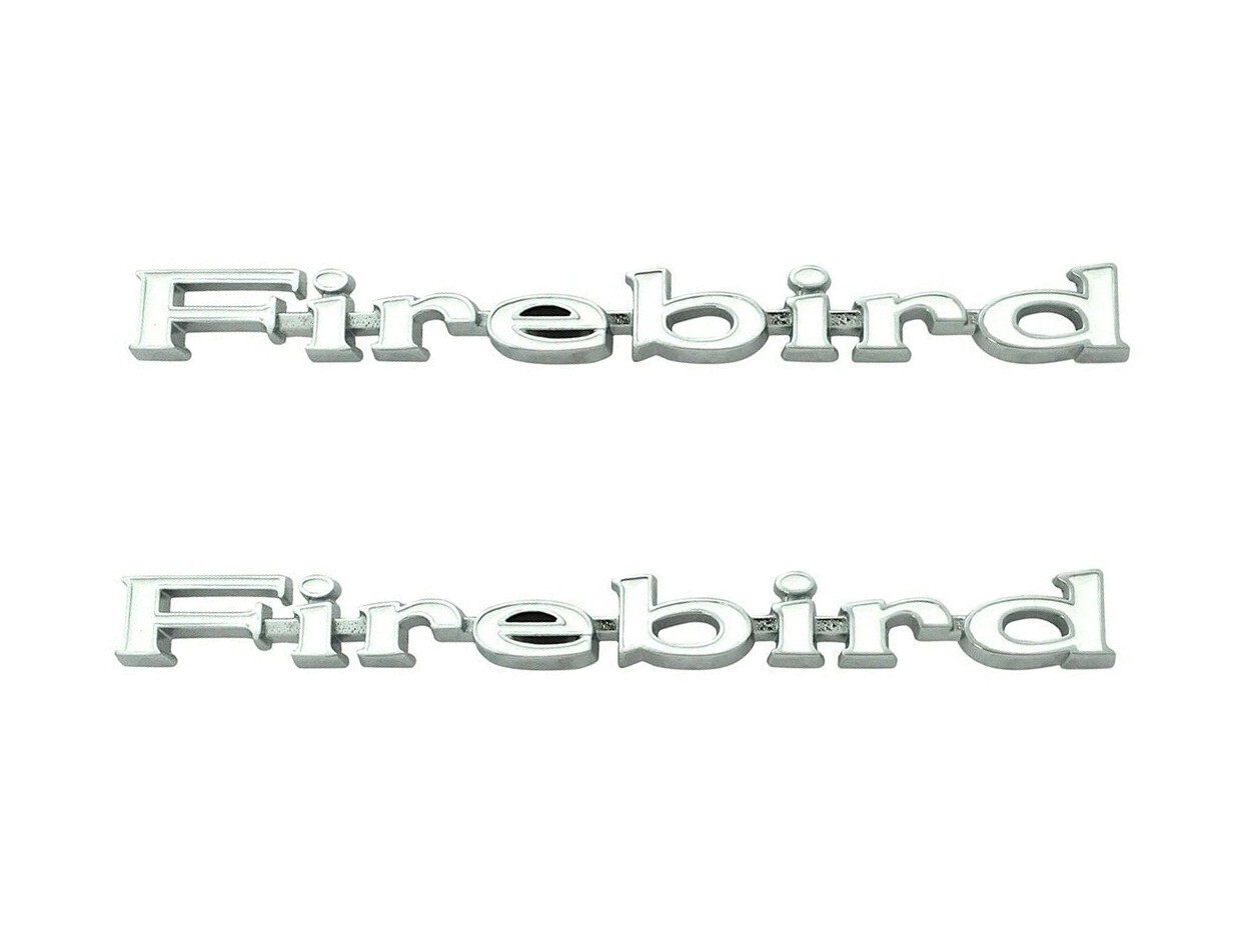 2pc Fits 1967-1969 Pontiac Firebird Trans Am GM Front Fender Emblem 9796319