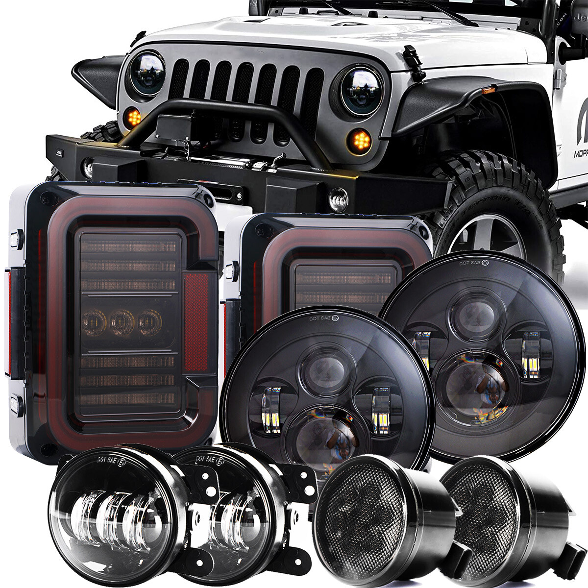 For Jeep Wrangler 07-18 JK 7