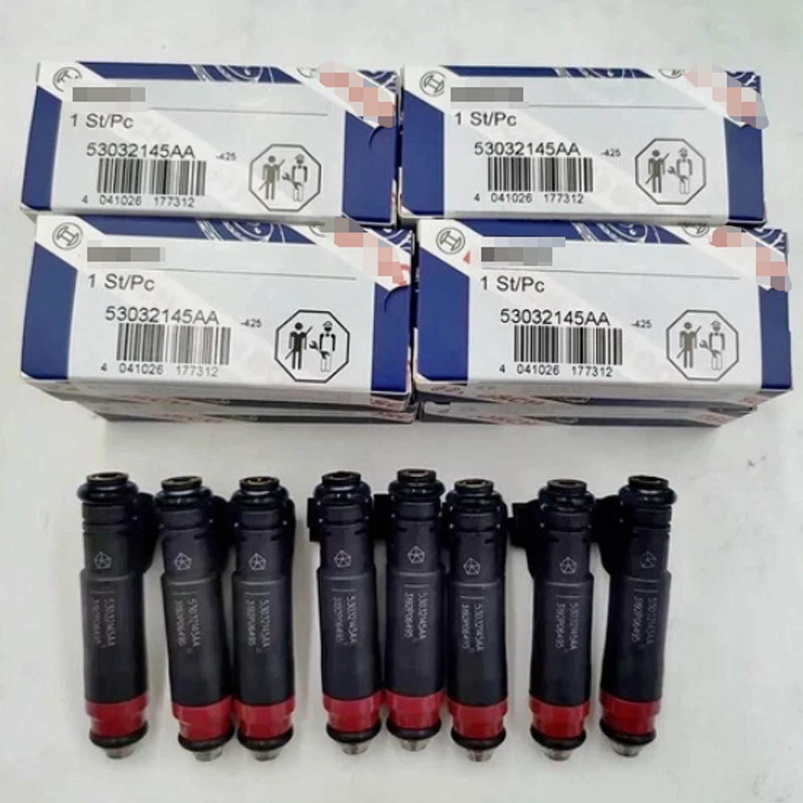 8Pcs OEM Fuel Injectors 53032145AA for 01-03 Dodge Dakota Durango Ram Jeep 4.7L
