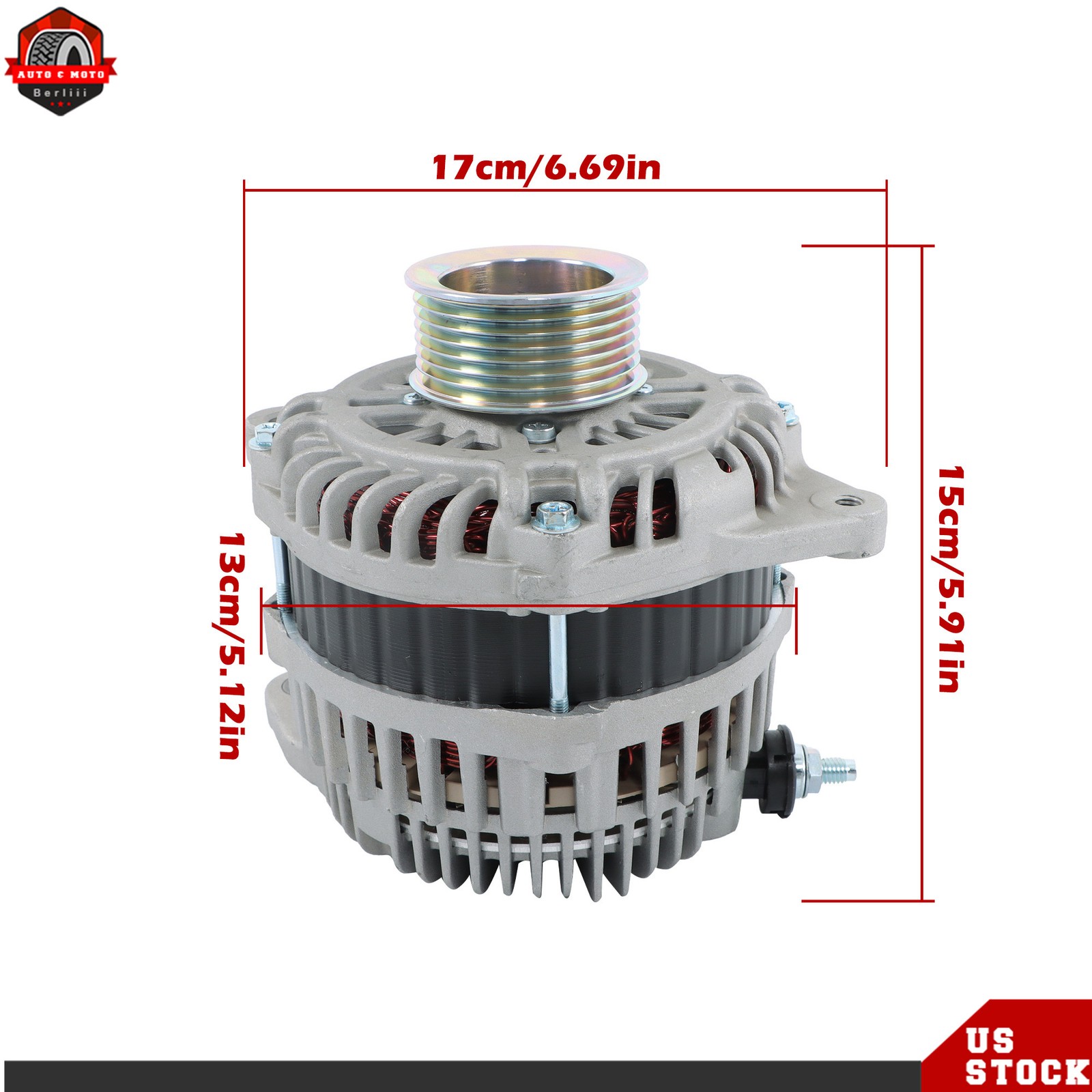 12V 130A Alternator For 2006-16 Nissan Altima/Maxima/Murano/Quest 3.5L V6 11341N 12V 130A Alternator For 2006-16 Nissan Altima/Maxima/Murano/Quest 3.5L V6 11341N