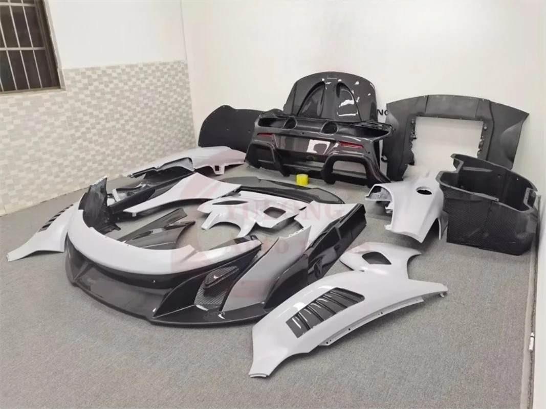 Dry Carbon Fiber Body Kit Or Per Pieces for Mclaren Mp4-12C 650S Upgrade 675LT
