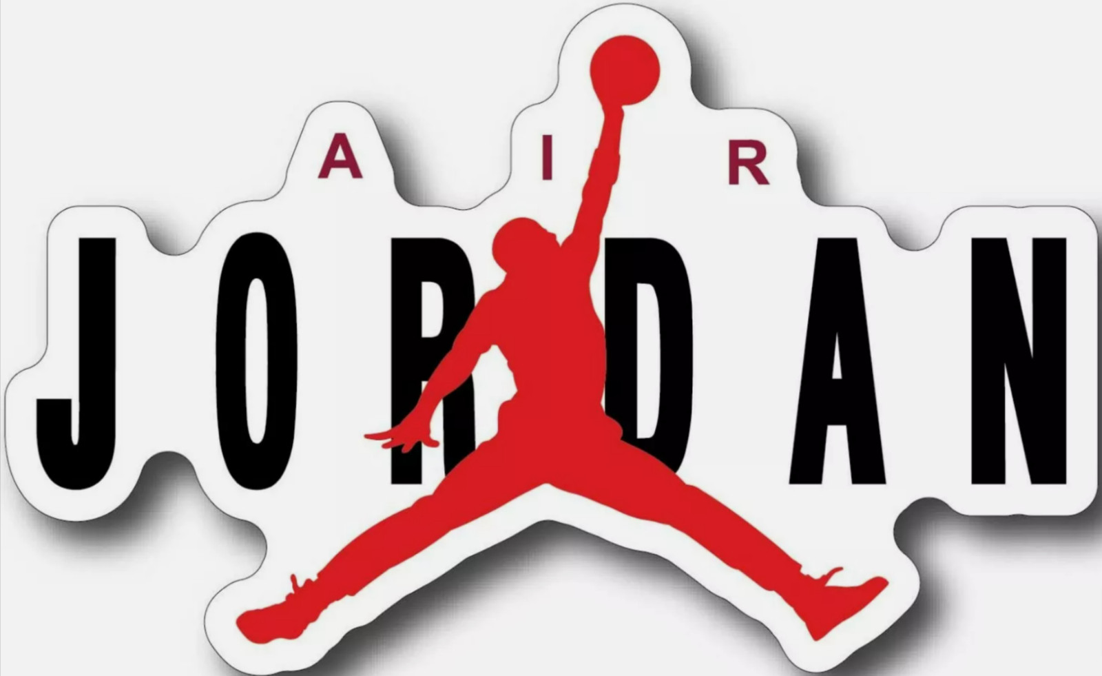 Air Jordan Jump Man Car Vinyl Window Decal Laptop Waterproof Bumper Sticker