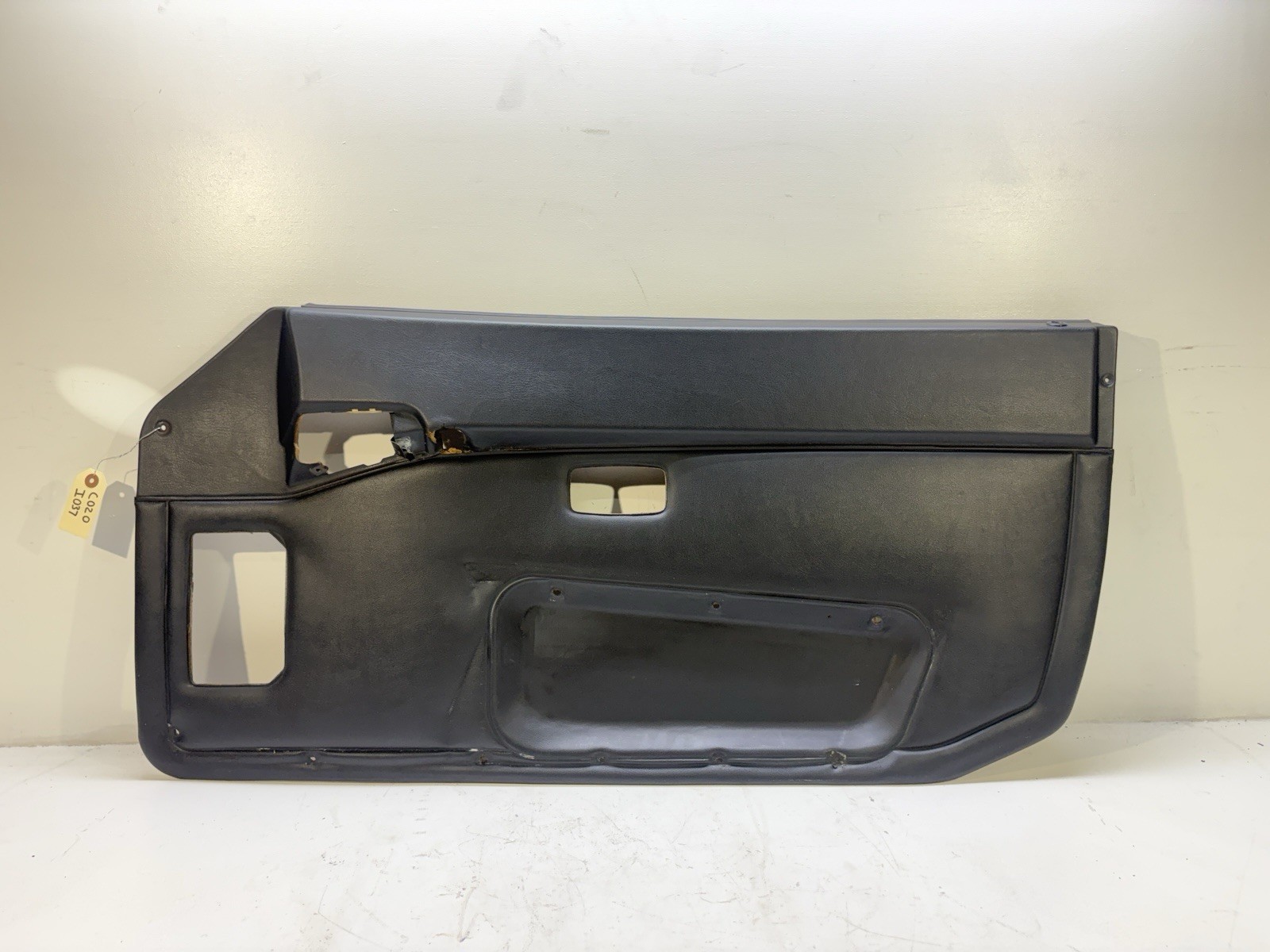 1986-1991 Porsche 944 Black Right/Passenger Door Panel Card