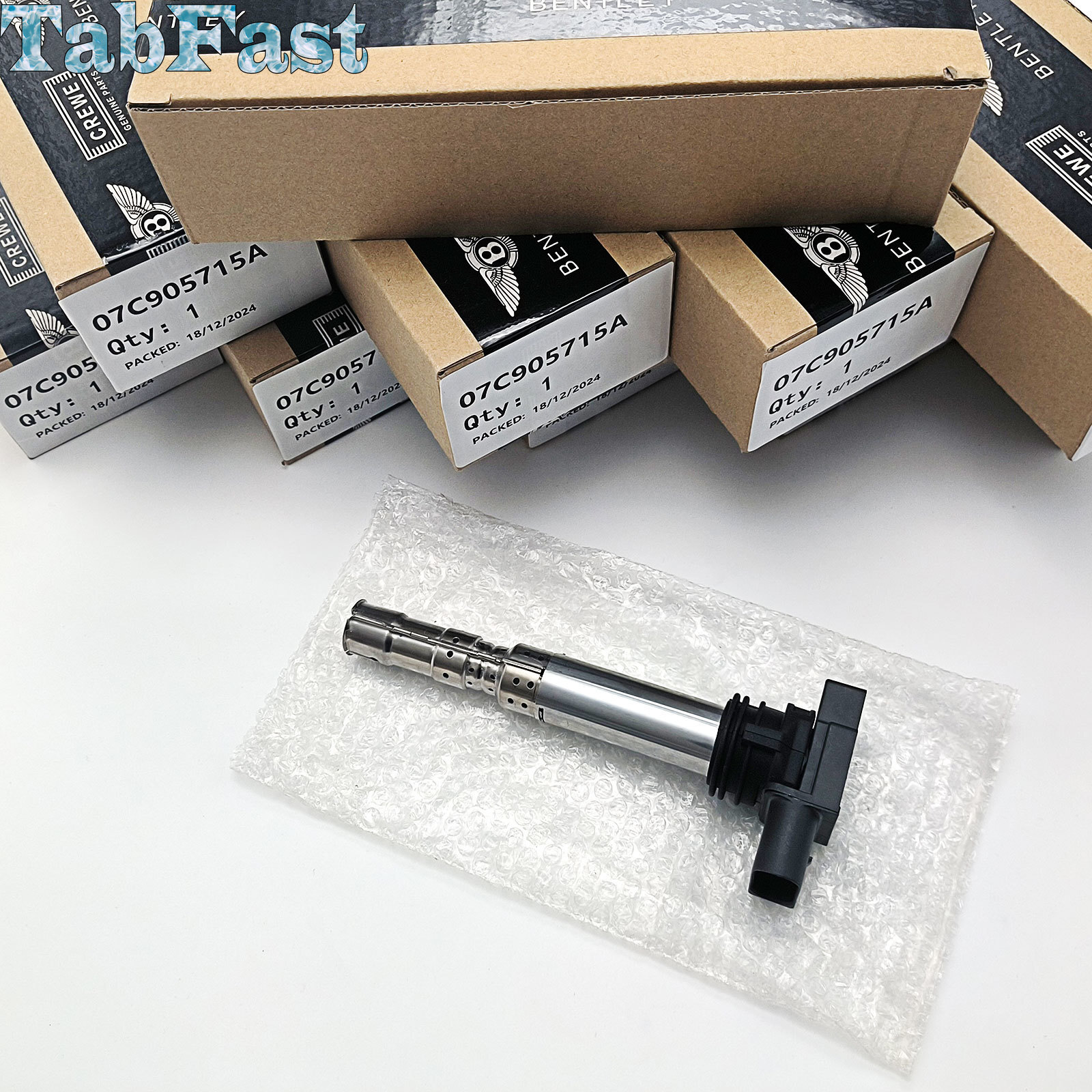 10Pcs Ignition Coil Kit for 07C905715A Bentley 03-12 W12 6.0L,05-09 Audi A8 6.0L