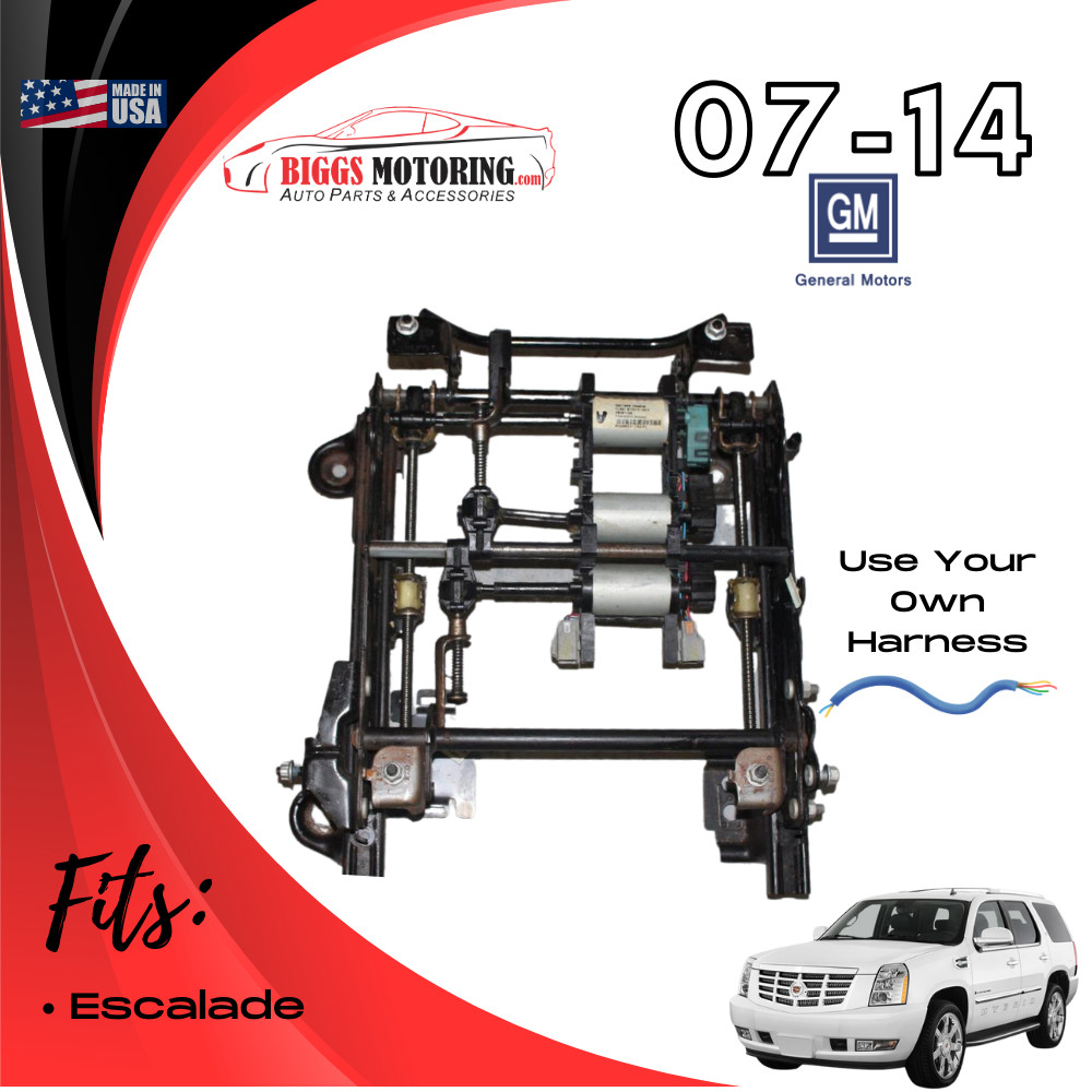 07 -14 ESCALADE  W/ MEMORY 6 WAY DRIVER SEAT TRACK ADJUSTER GM # 22804419 