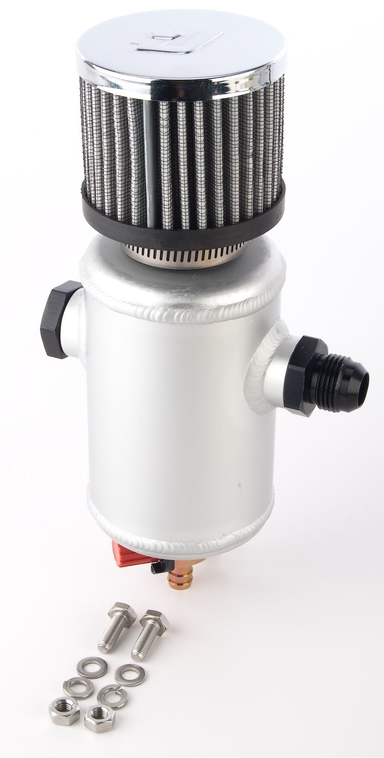 JEGS Remote Oil Breather Tank 9