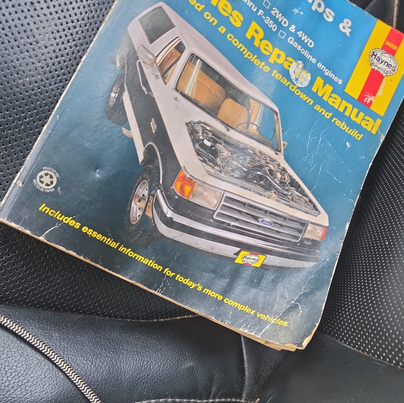 Haynes, Ford Pick-ups & Bronco, 1980-96, Full Size, Service Repair Manual #36058 Haynes, Ford Pick-ups & Bronco, 1980-96, Full Size, Service Repair Manual #36058