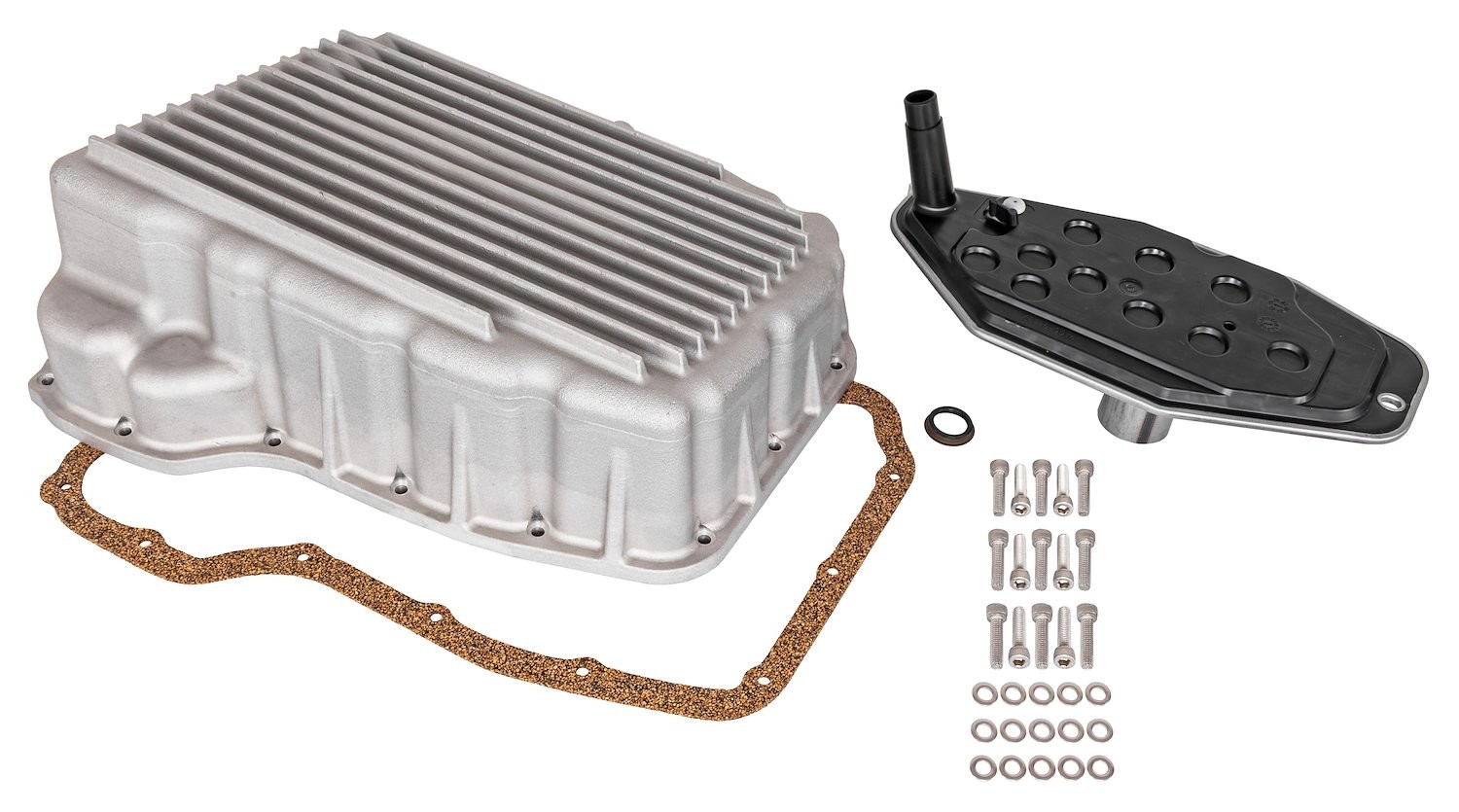 JEGS Cast Aluminum Transmission Pan Fits Select 2007-2018 Dodge/RAM 2500, 3500