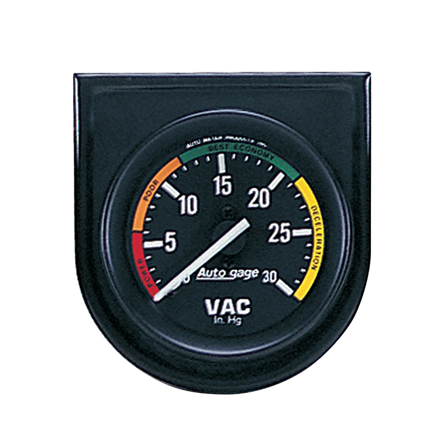 AutoMeter 2337 Autogage Vacuum Vac Gauge with Panel 2-1/16