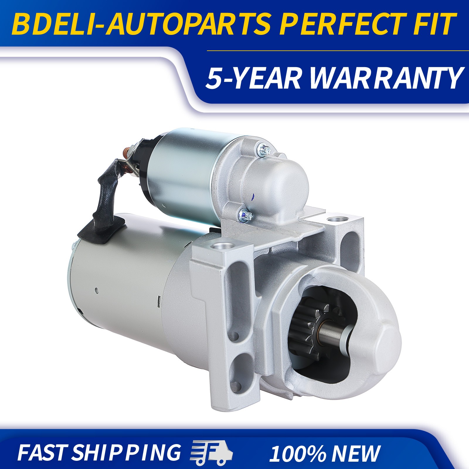 New Starter For GMC Sierra 1500 2500 3500 Chevrolet Silverado Express 2006-2008