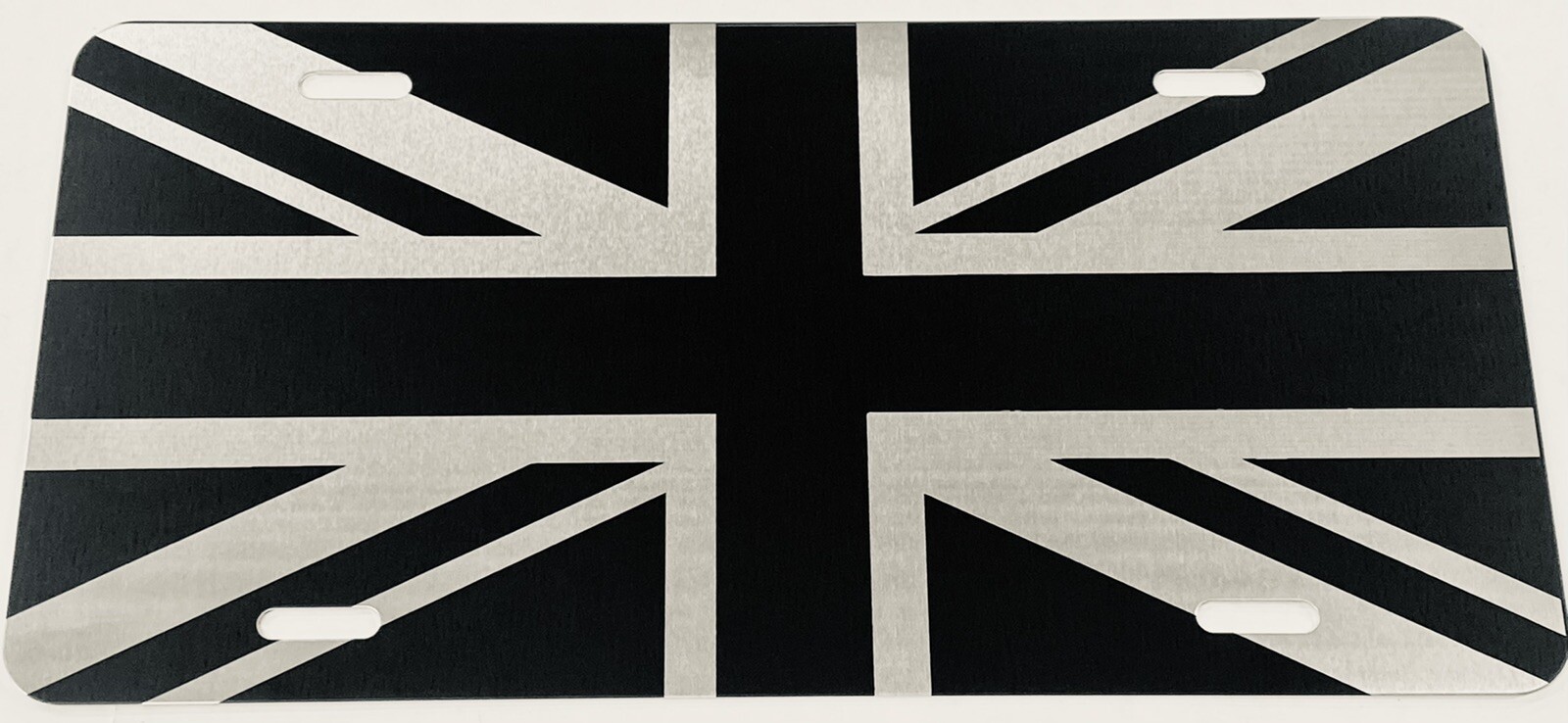 Great Britain UK British Flag Union Jack Car Tag Laser Engraved License Plate