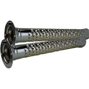 KHROME WERKS 202712P HP-Plus Louvered Performance Baffle Inserts