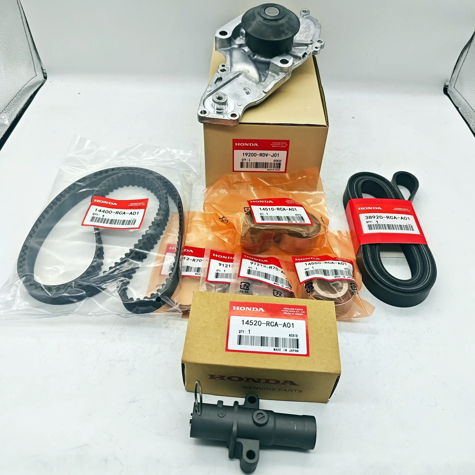 New 19200-RDV-J01 Timing Belt Kit with Water Pump For Accord Odyssey V6 US Stock