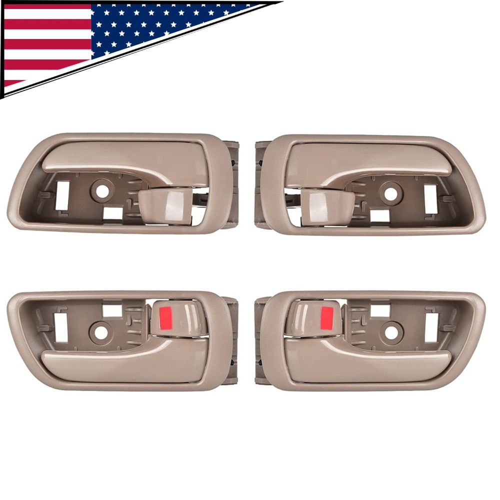 High Quality 4Pcs Beige Inner Door Handles for 2002-2006 Toyota Camry 6920533030