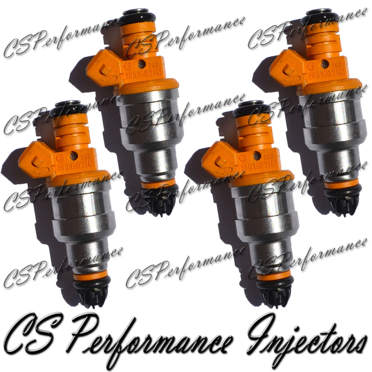 OEM Bosch Fuel Injectors Set (4) 0280150714 for 91-94 BMW 318i 318is 1.8L I4