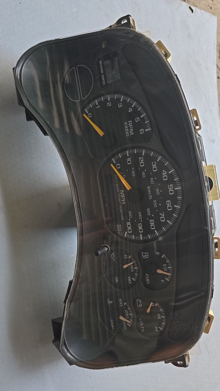 99-02 CHEVY SILVERADO SIERRA TAHOE DASH INSTRUMENT GAUGE CLUSTER SPEEDOMETER 99-02 CHEVY SILVERADO SIERRA TAHOE DASH INSTRUMENT GAUGE CLUSTER SPEEDOMETER