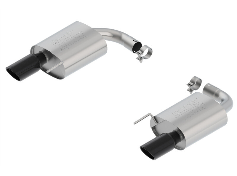 Borla Atak AxleBack Exhaust w/ Black Tips for 2015-2017 Ford Mustang GT V8