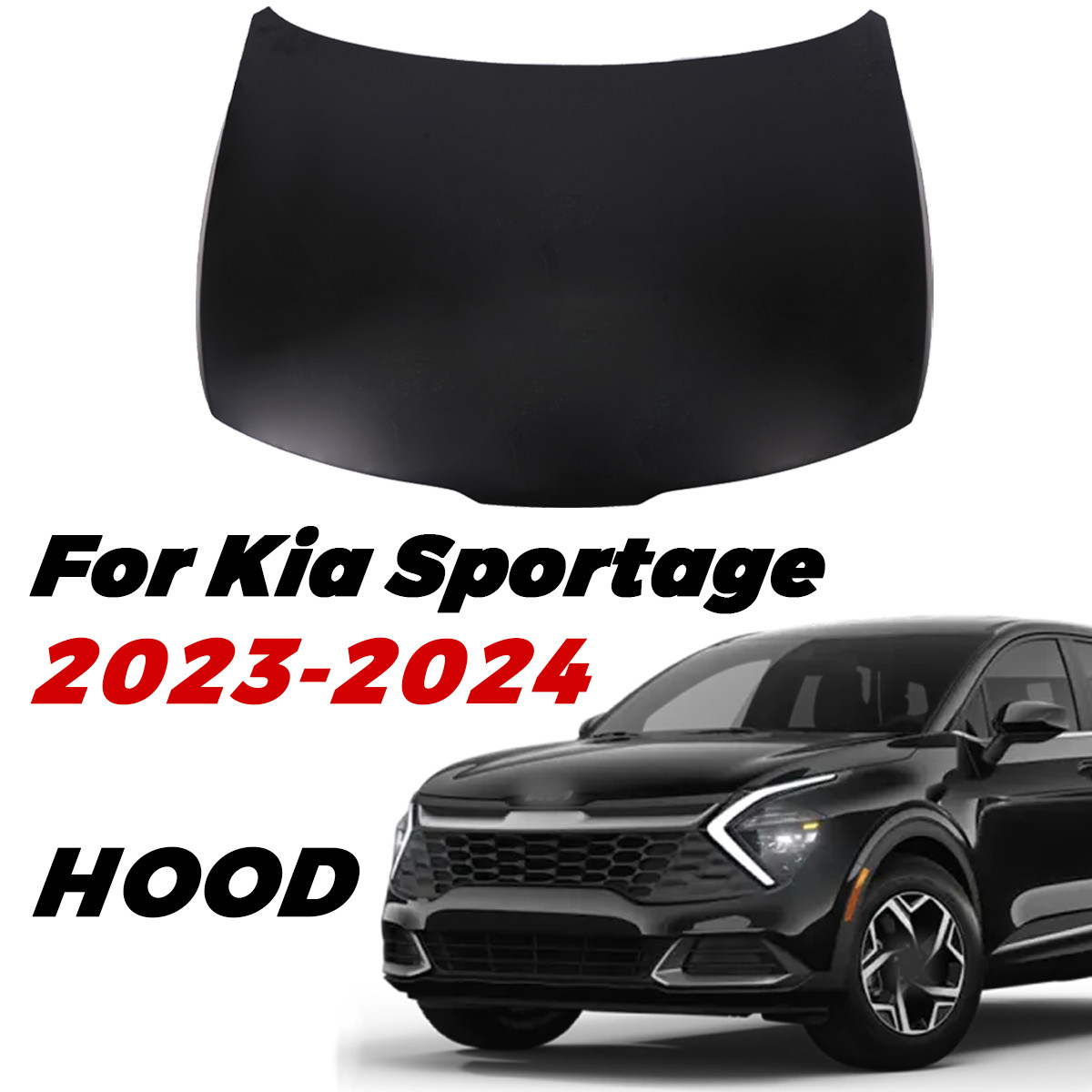 For Kia Sportage 2023-2024 Steel Hood
