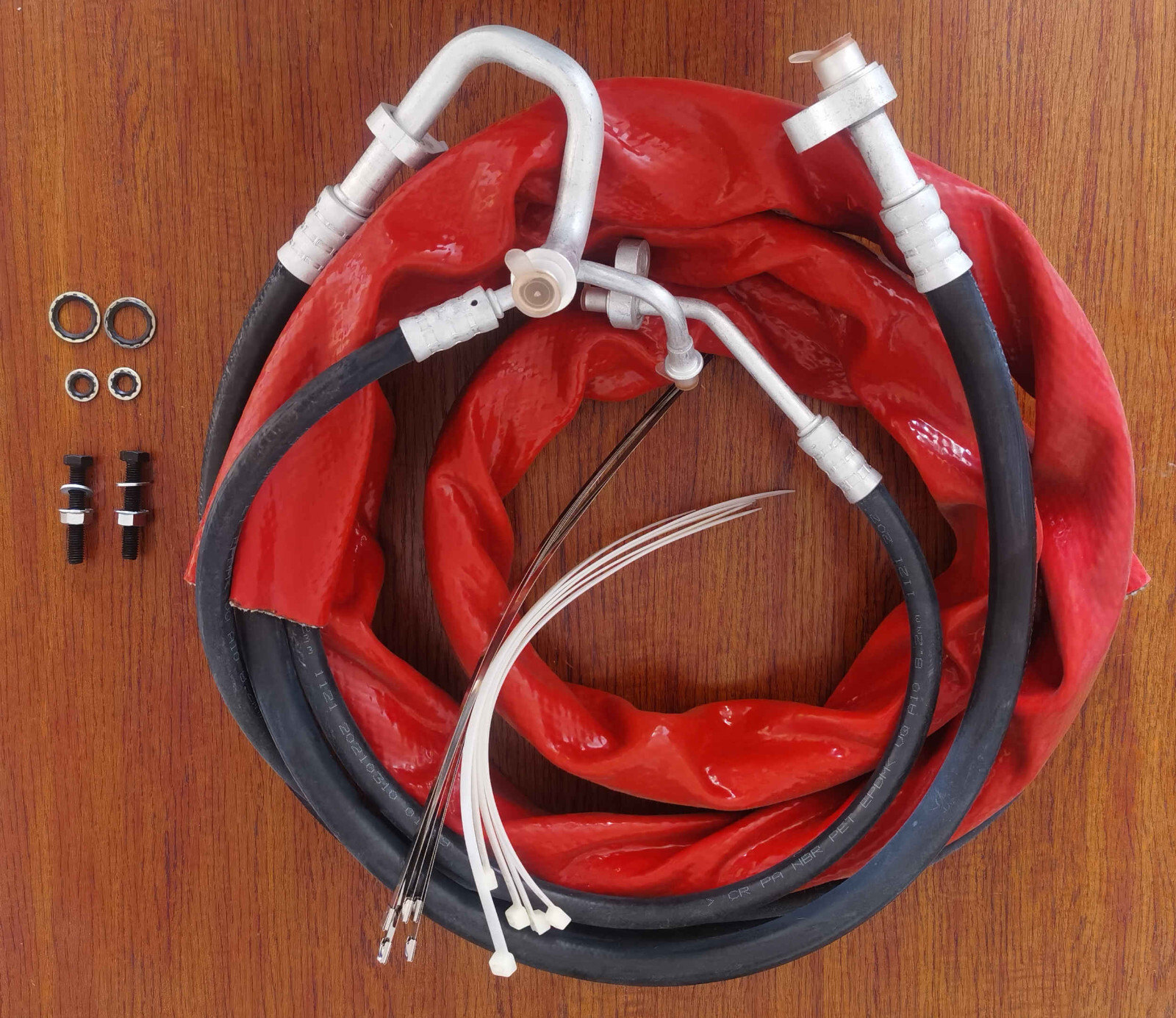 Rear Auxiliary A/C Hoses Lines Set Kit for 2009-16 Chevrolet Traverse