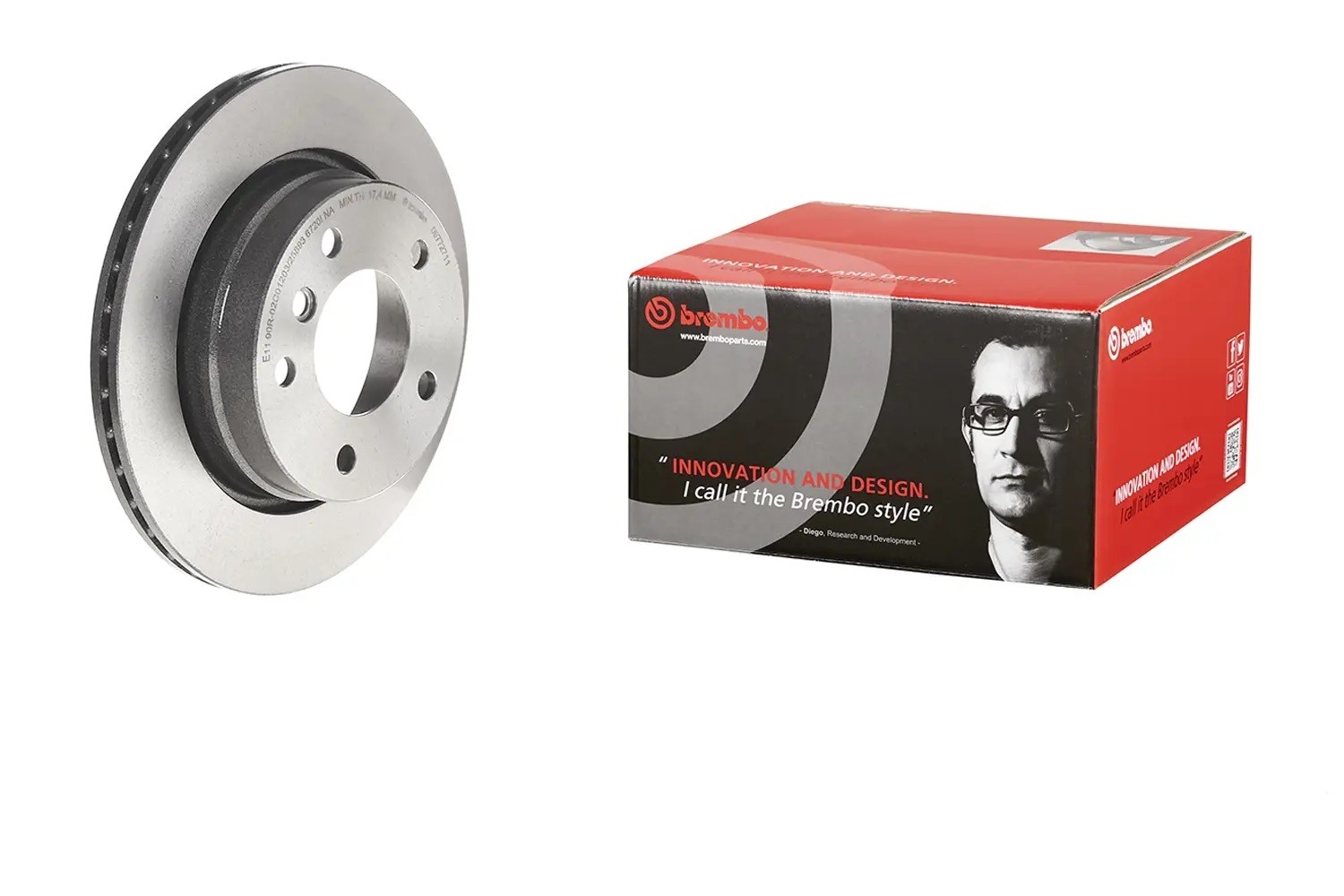 Brembo for 03-07 Mercedes-Benz C230/01-05 C320/06-09 CLK350 Front Premium UV